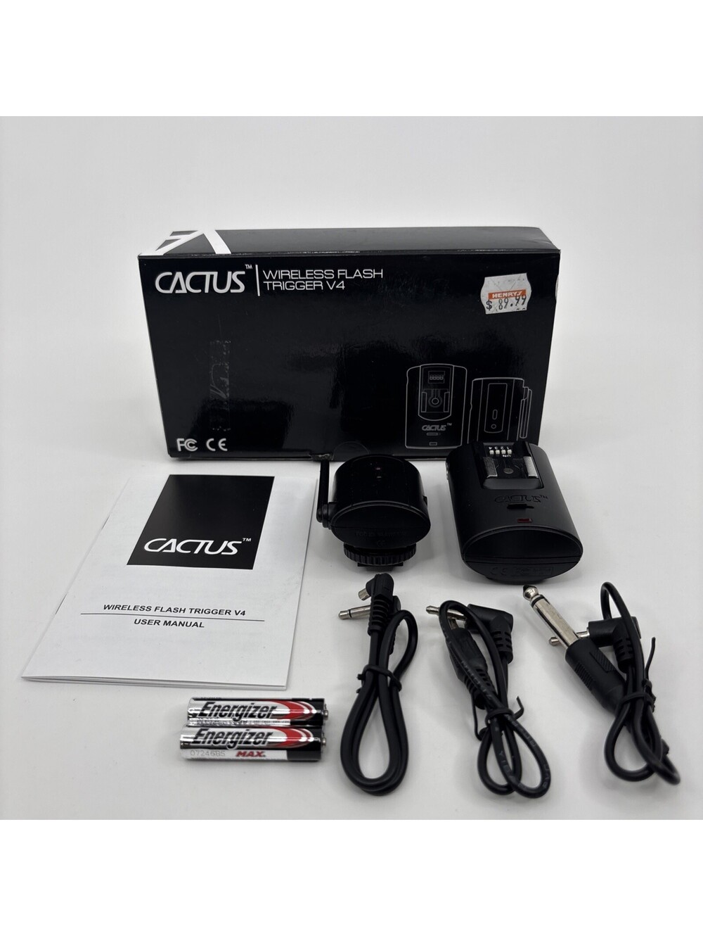 Cactus Wireless Camera Flash Trigger V4 Transmitter Remote 2.4GHz